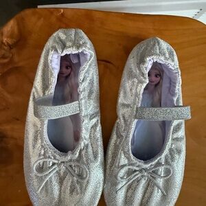 H&M Silver Kids Shoes with Disney Character Princess Elsa Design